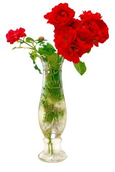 Bouquet Roses In Vase Stock Photo Bouquet Roses In Vase Stock Photo