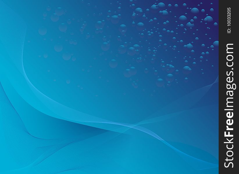 Abstract surreal blue bubble background and wallpaper. Abstract surreal blue bubble background and wallpaper