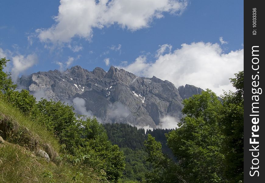 Mountain Landscape Ovronnaz Switzerland