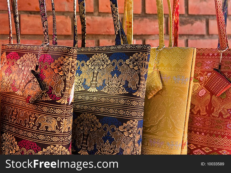 Native Thai style design bag. Native Thai style design bag