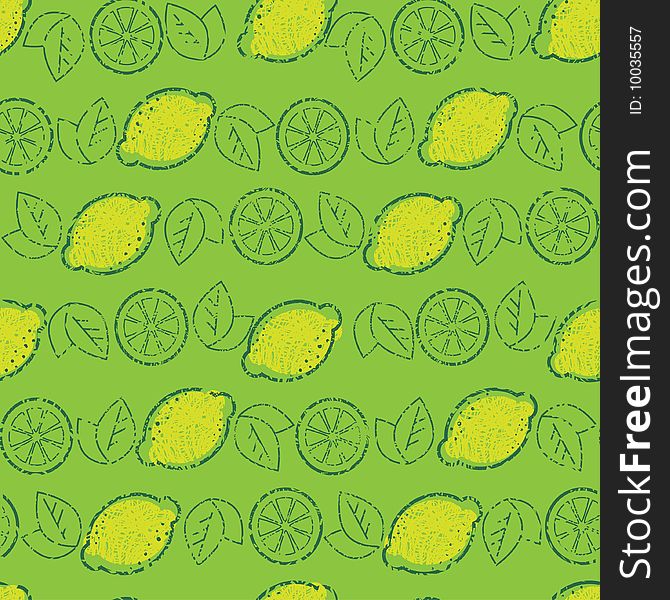 Seamless grunge pattern from lemons (From my big Seamless collection). Seamless grunge pattern from lemons (From my big Seamless collection)