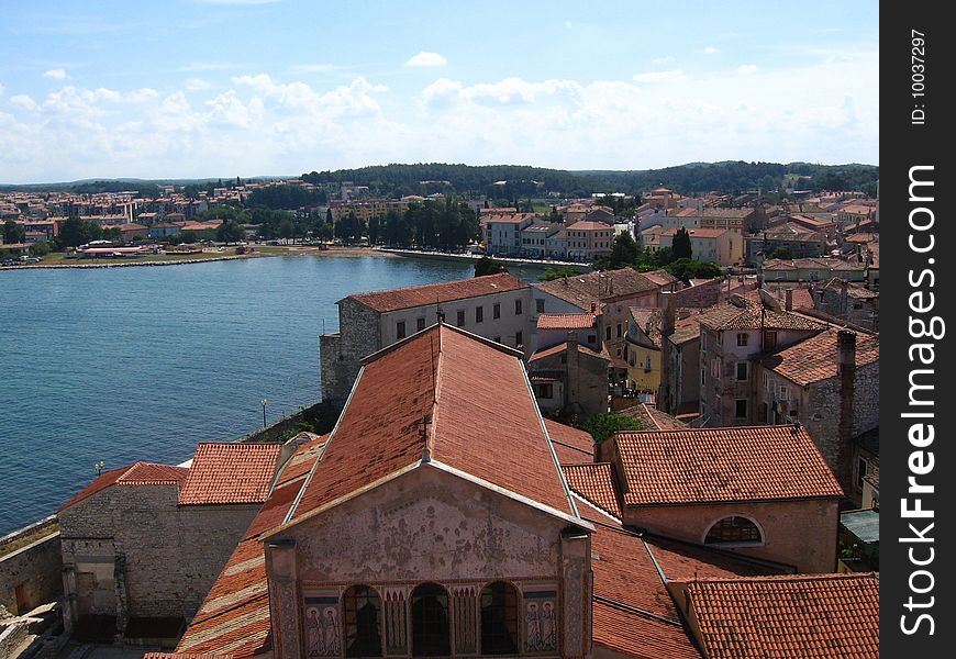 Porec is a town in Istria, Croatia. Its landmark is the famous Ephrasian Basilica which is a UNESCO Wolrd Heritage Site now. Porec is a town in Istria, Croatia. Its landmark is the famous Ephrasian Basilica which is a UNESCO Wolrd Heritage Site now.