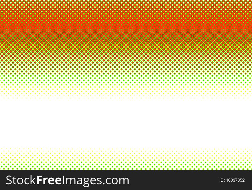 Multicolor abstract background with a pattern of dots