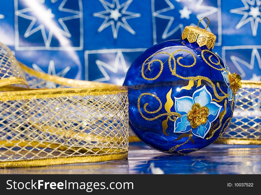 Blue Festive Decoration