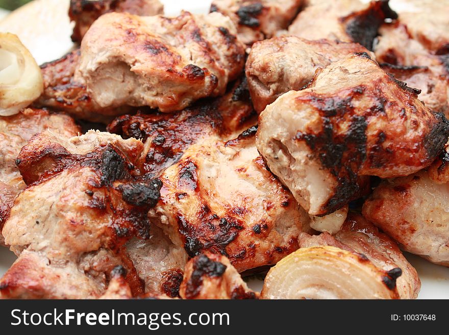 Pieces Of Shish Kebab