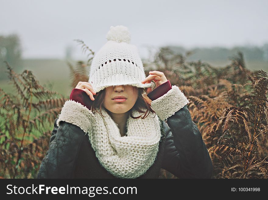 Winter, Girl, Headgear, Photography