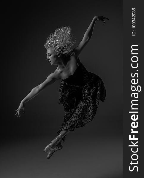 Black, Black And White, Photograph, Dancer