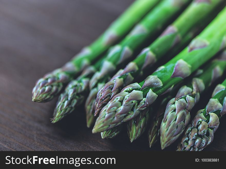 Close Up, Asparagus, Vegetable, Produce