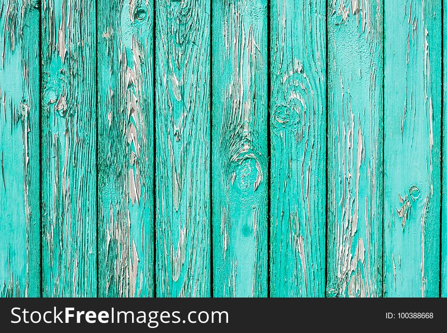 Blue, Green, Aqua, Wood