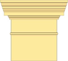 Vector Column Classic Stock Image
