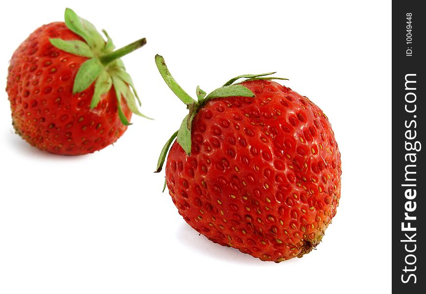 Strawberry isolated on a white background in studio