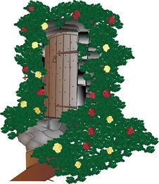 Hidden Wall Royalty Free Stock Photography Hidden Wall Royalty Free Stock Photography