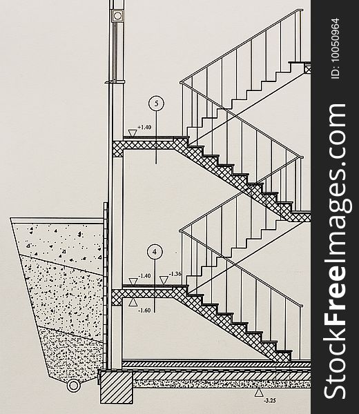 Detail of the blueprint from project documentation. Detail of the blueprint from project documentation.