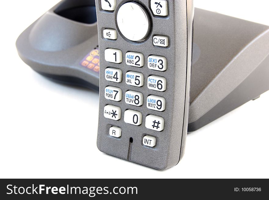 Dect Phone isolated on a white background