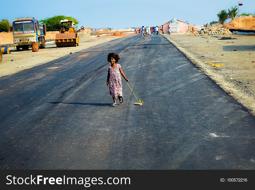 Road, Asphalt, Infrastructure, Sky