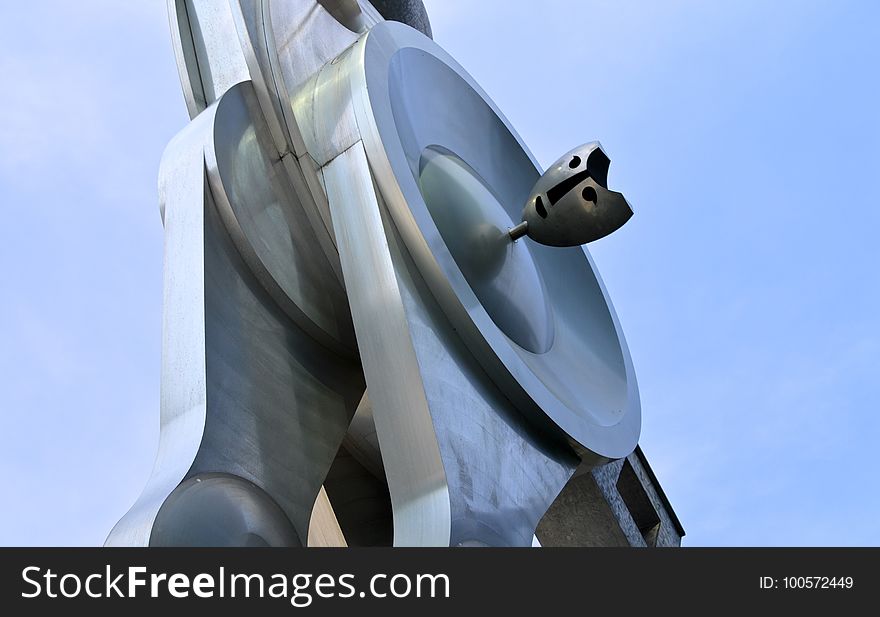 Statue, Monument, Propeller, Sculpture