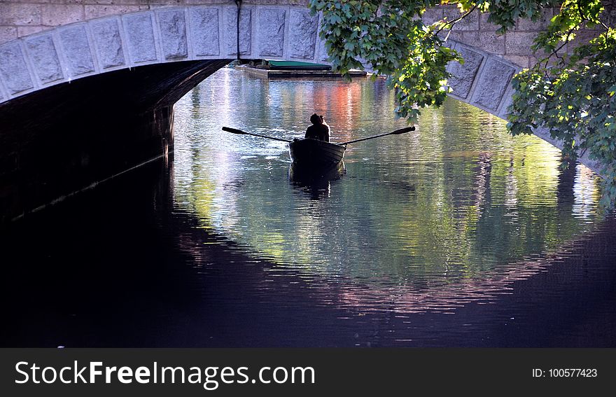 Reflection, Water, Waterway, Water Resources