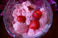 Strawberry Ice Cream Royalty Free Stock Photo Strawberry Ice Cream Royalty Free Stock Photo