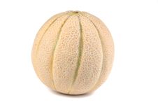 Cantaloupe On White Background Royalty Free Stock Images Cantaloupe On White Background Royalty Free Stock Images
