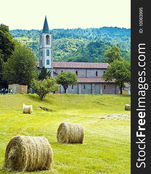 Sheaves of hay and the Abbey of Tiglieto