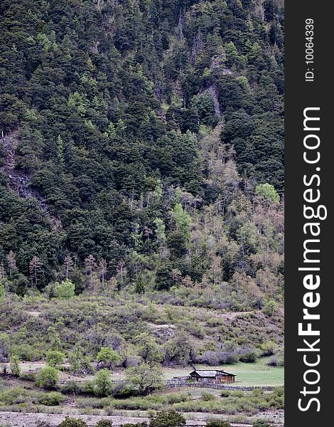 Beautiful landscape in tibet, china