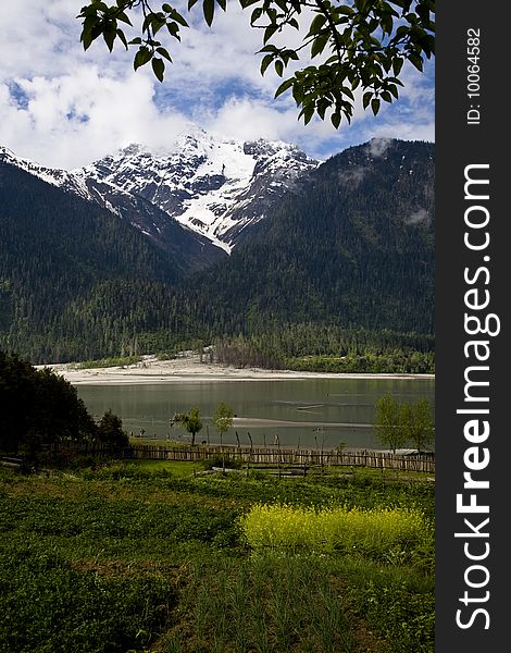 Beautiful landscape in tibet, china