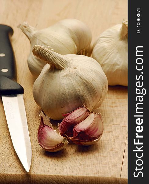 Fresh garlic.