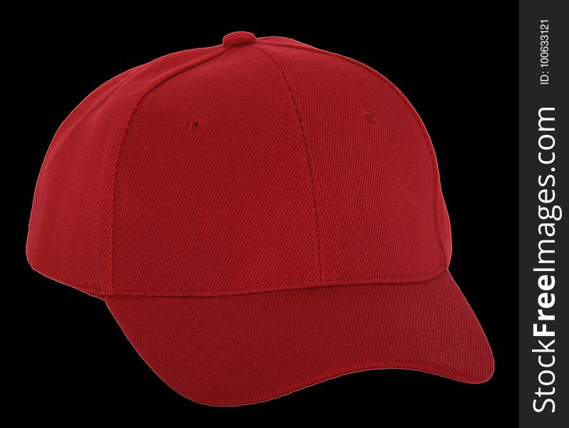 Red, Cap, Headgear, Baseball Cap