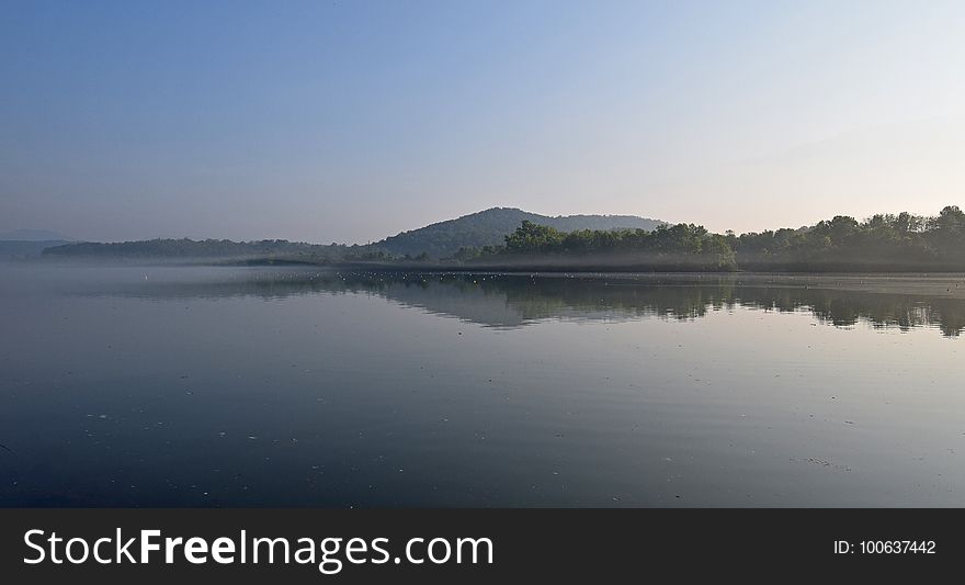 Reflection, Sky, Water Resources, Loch