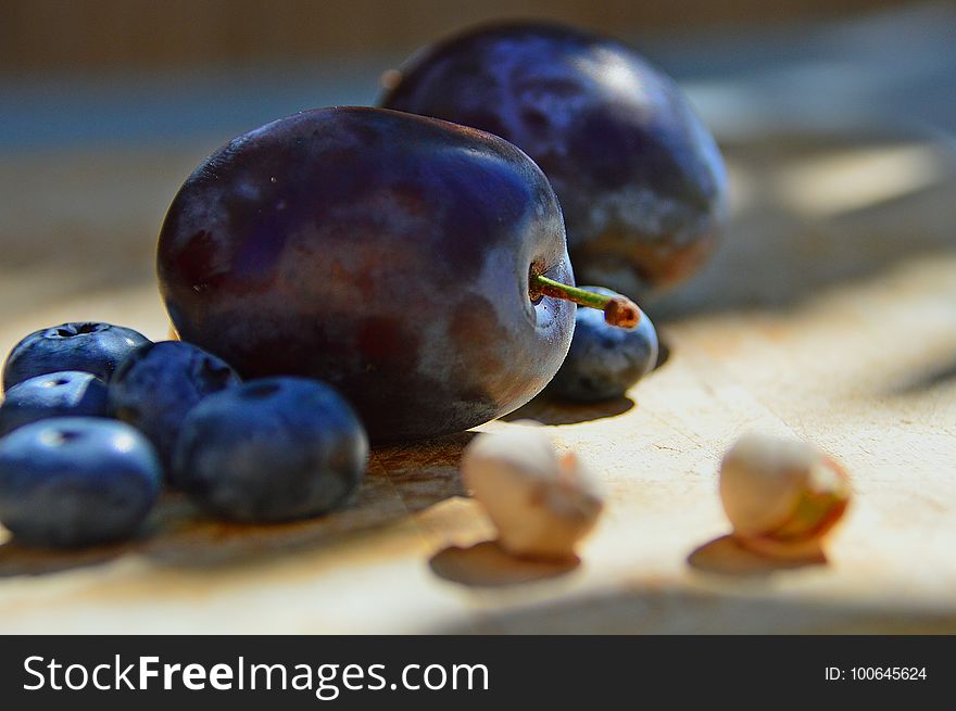 Blue, Fruit, Blueberry, Food