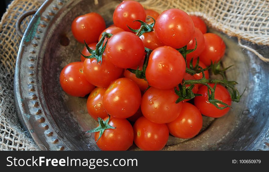 Natural Foods, Vegetable, Plum Tomato, Tomato