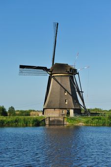 Windmill Landscape Royalty Free Stock Photos Windmill Landscape Royalty Free Stock Photos
