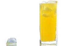 Glass Of  Orange Juice Royalty Free Stock Photo