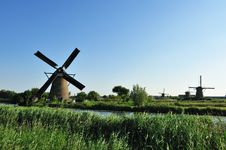 Windmill Landscape Royalty Free Stock Image Windmill Landscape Royalty Free Stock Image