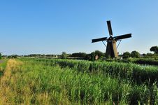 Windmill Landscape Stock Photo Windmill Landscape Stock Photo