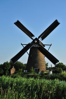 Windmill Landscape Royalty Free Stock Image Windmill Landscape Royalty Free Stock Image
