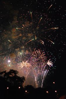 Fireworks Display Royalty Free Stock Photo Fireworks Display Royalty Free Stock Photo