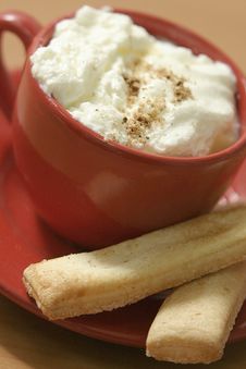 Cake With Cream And Fruit. Stock Images Cake With Cream And Fruit. Stock Images