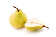 Yellow Pear Close-up Stock Photography