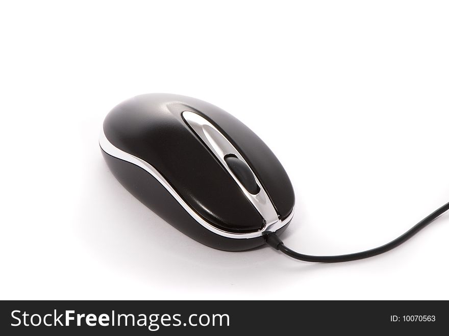 Optical wheel mouse over white