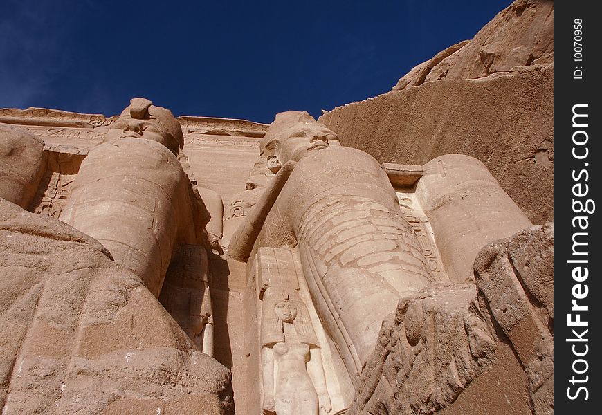 Abu Simbel, tomb of the Pharaoh Ramses II