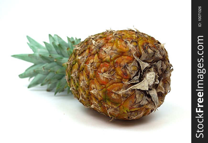 Pineapple isolated on white background