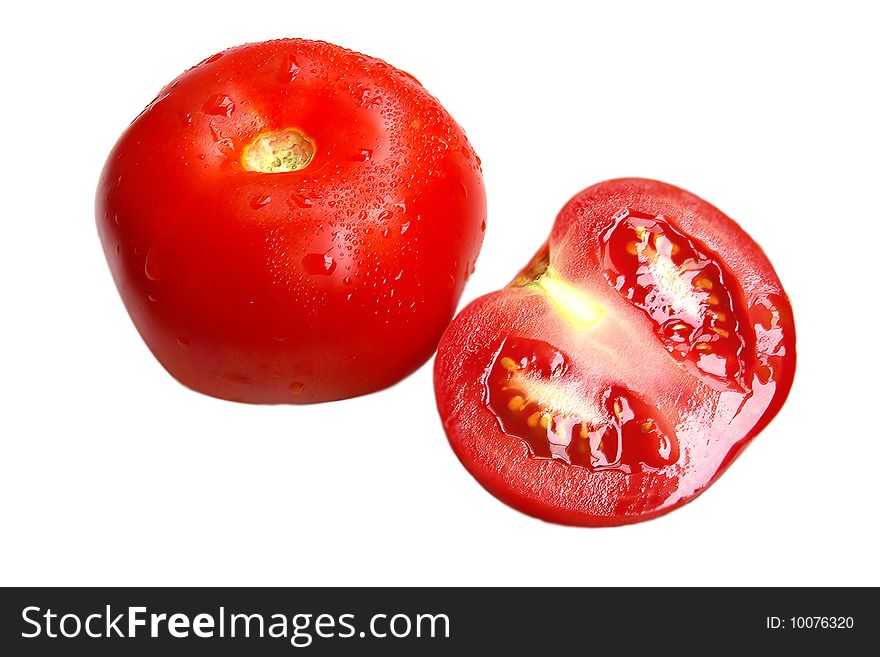 Tomatoes On The White