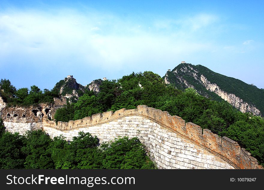 The unexploited Great Wall, China. The unexploited Great Wall, China.