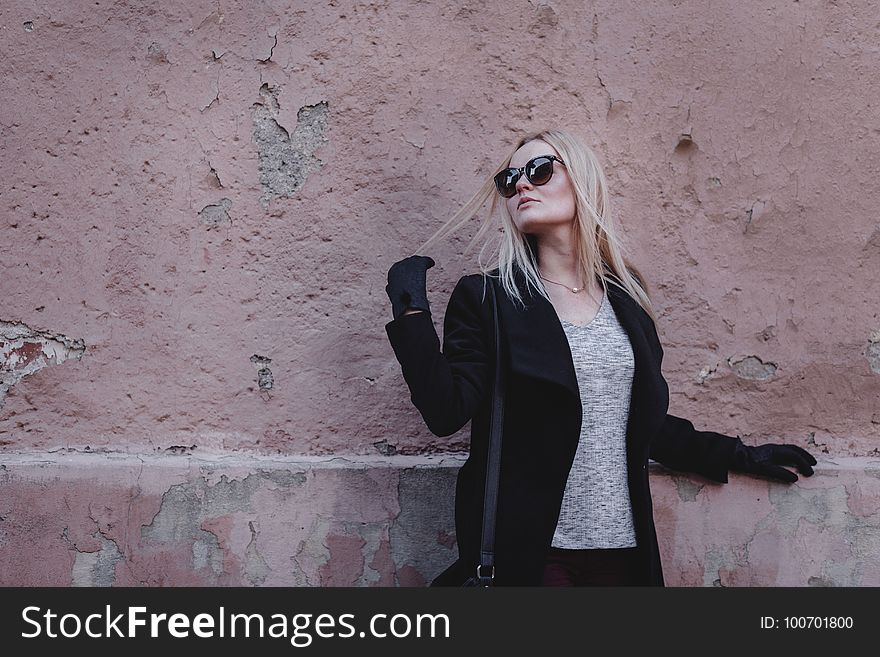 Photograph, Pink, Girl, Wall