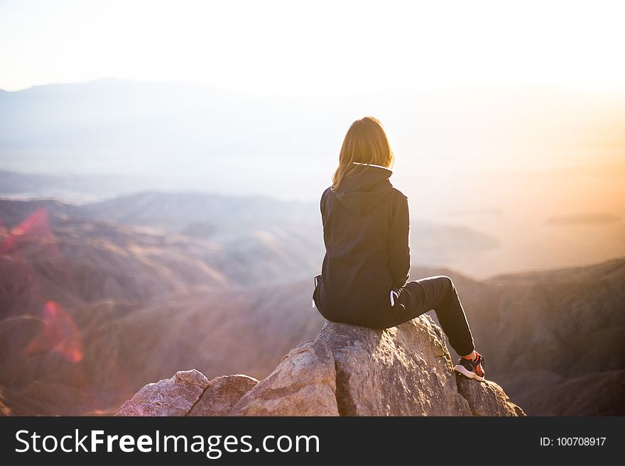 Mountainous Landforms, Sky, Rock, Mountain