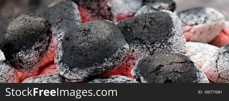 Rock, Charcoal, Coal, Pebble