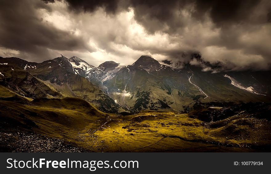 Sky, Mountain, Mountainous Landforms, Highland