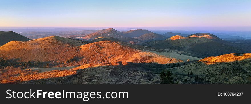 Mountain, Ridge, Mountainous Landforms, Sky