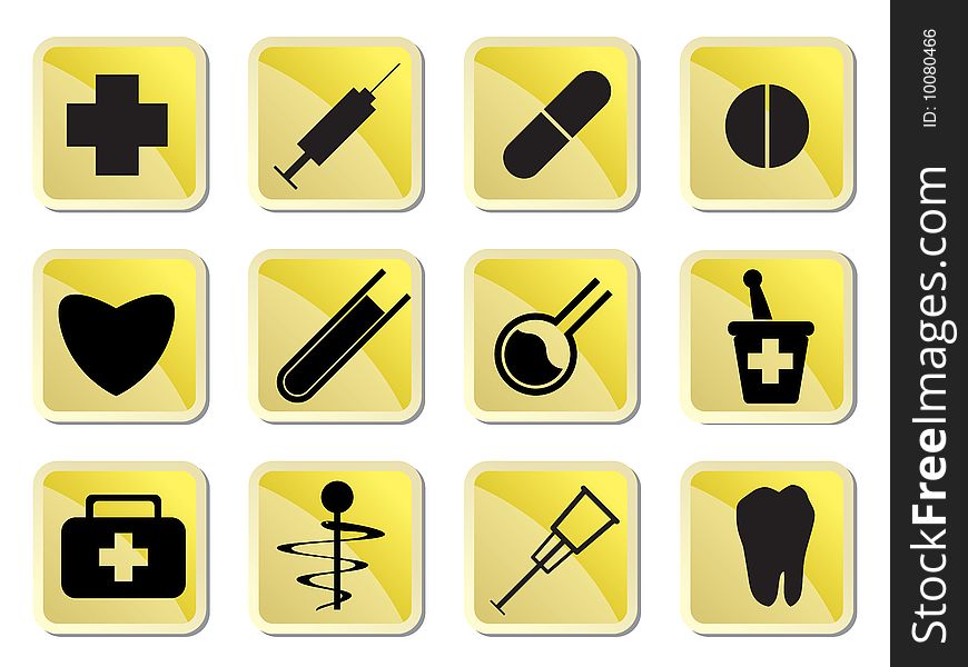 Medical Icon - vector icon set